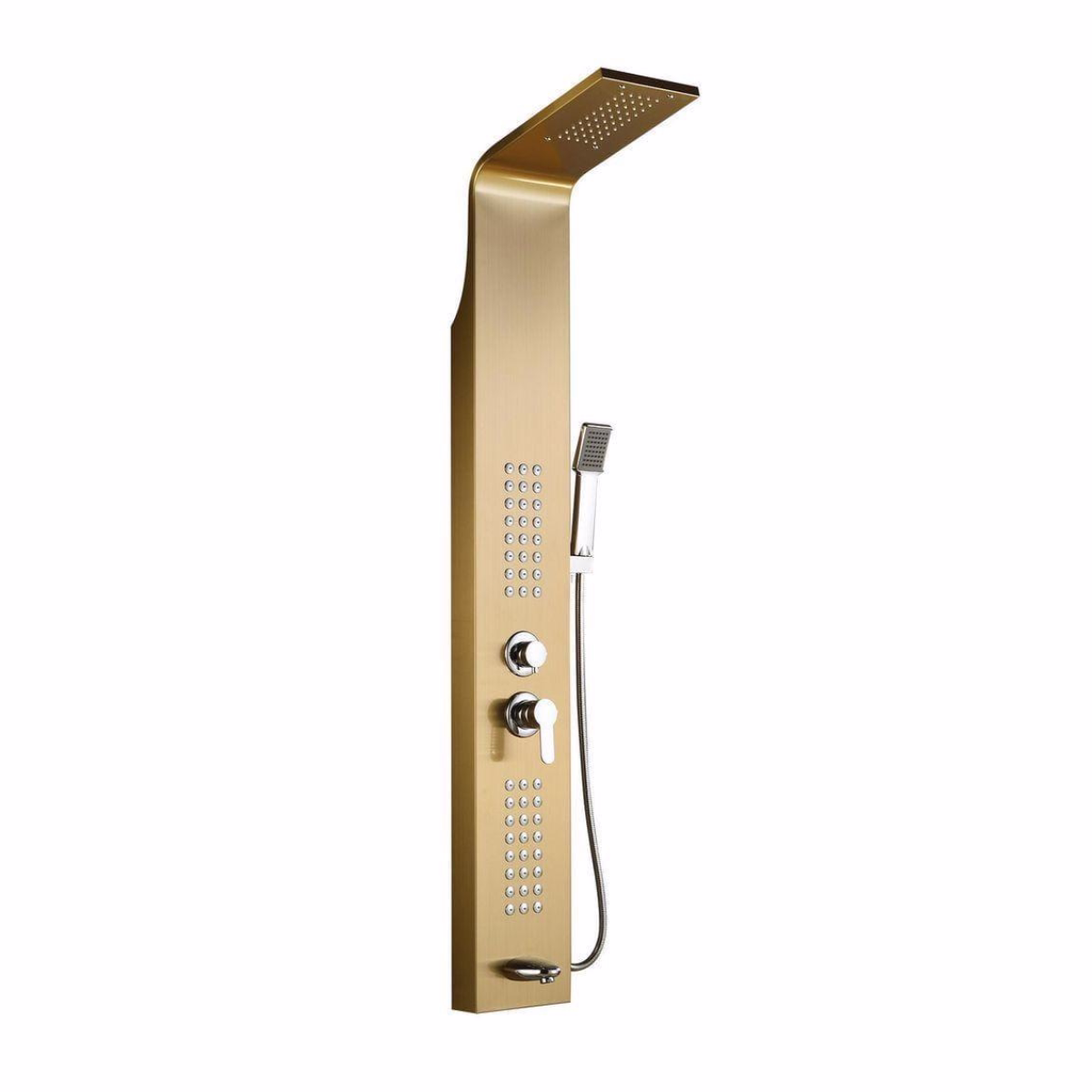 brushed-gold-stainless-steel-shower-panel-tower-system