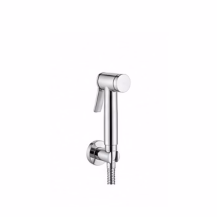Cylindrical Chrome Hand Bidet Spray Shattaf