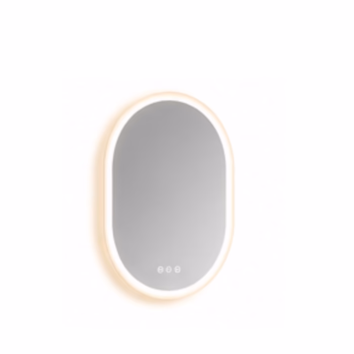 Oval LED Backlit Bathroom Mirror