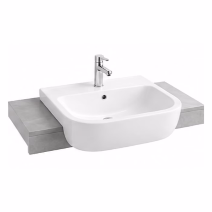 Semi-Recessed Washbasin Countertop Semi-Inset Sink